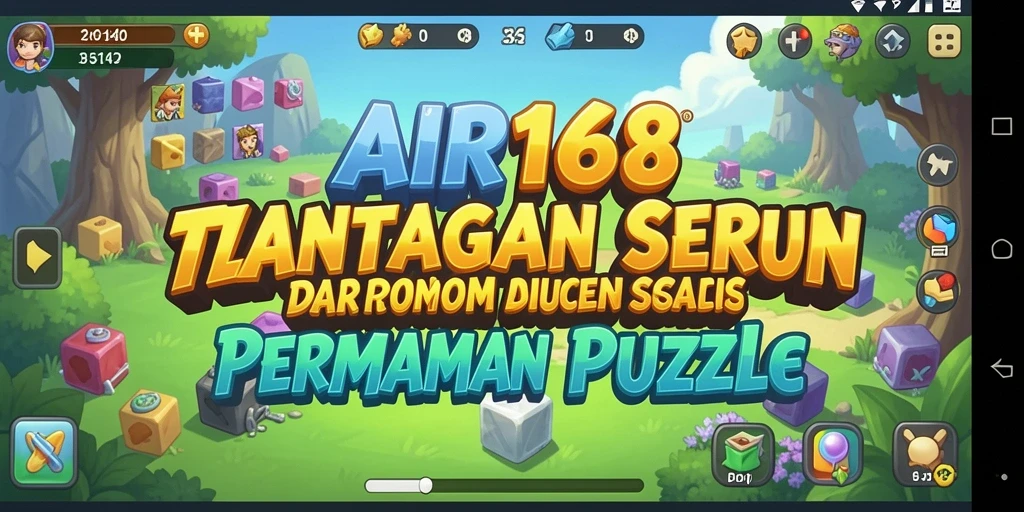 Tampilan gameplay AIR168 yang menarik dalam menyelesaikan puzzle.