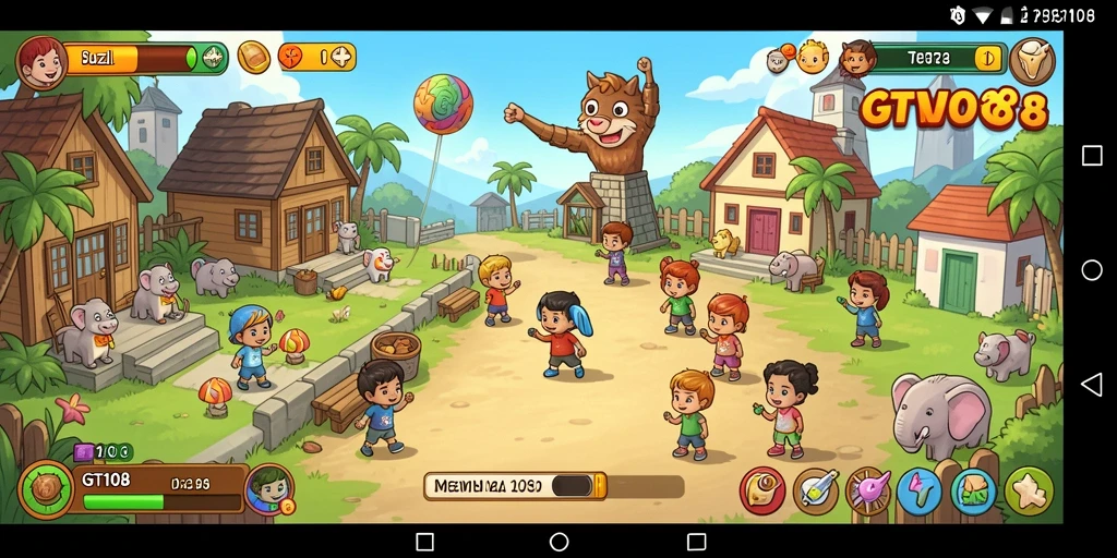 Screenshot gameplay GT108 menampilkan strategi menyelesaikan teka-teki Puzzle.