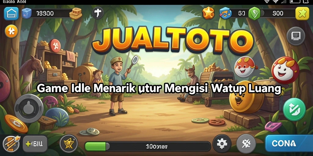 Tangkapan layar menunjukkan gameplay santai dari JUALTOTO.