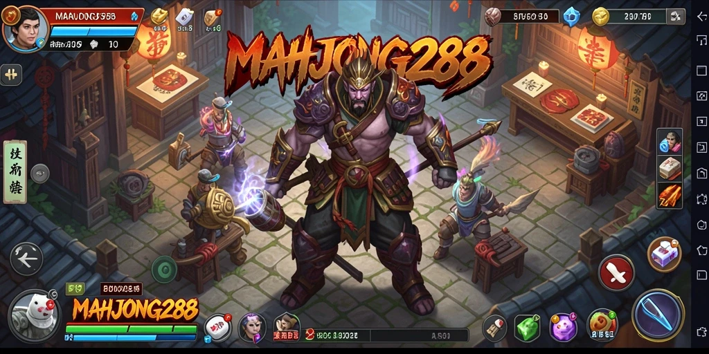 Tangkapan layar gameplay MAHJONG288 yang menampilkan aksi ARPG yang seru.