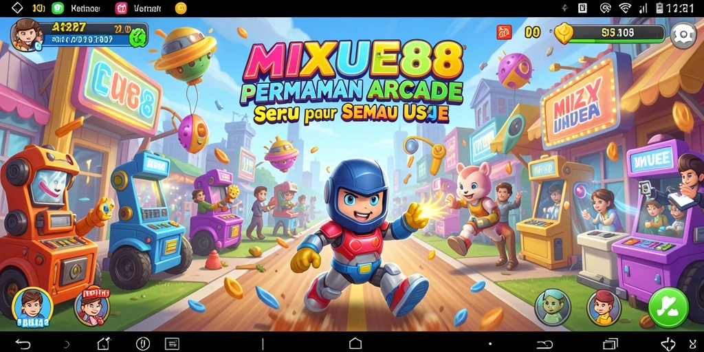 Tampilan gameplay yang menyenangkan dan penuh aksi dalam MIXUE88.