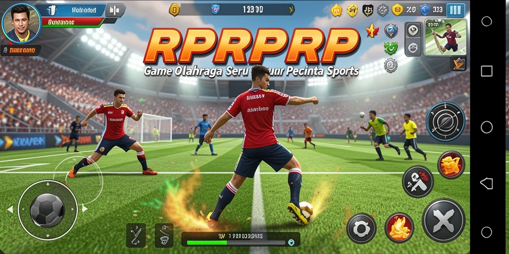 Tampilan menarik dari gameplay RPRPRP dalam olahraga.